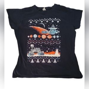 Loot Crate ugly Christmas women's tee shirt size XXL